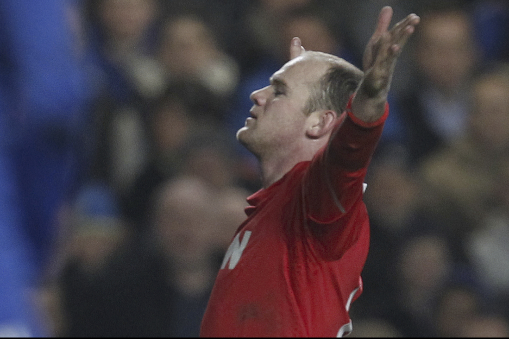 Rooney gjorde sitt femte mål på lika många matcher.