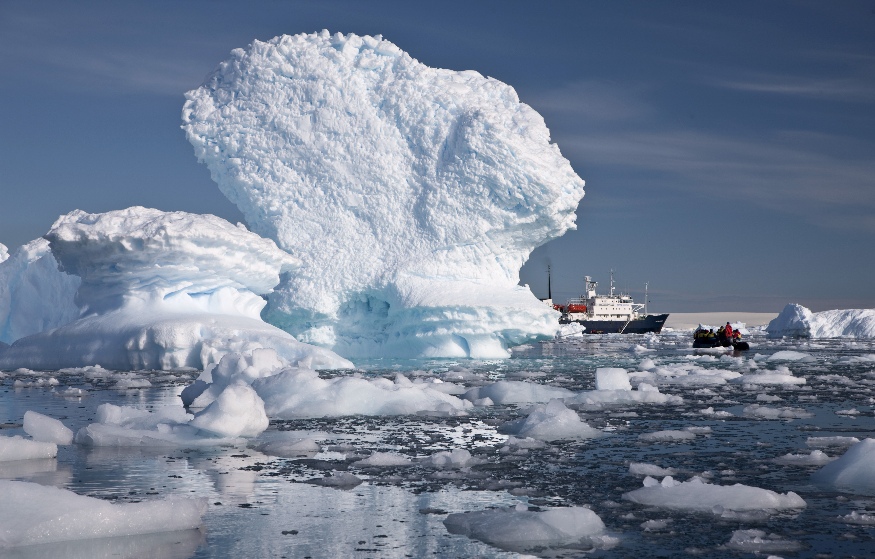 Världens kallaste plats ligger i Antarktis. 