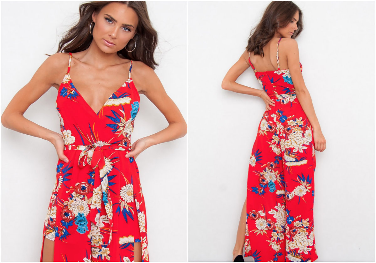 Röd jumpsuit Röd jumpsuit