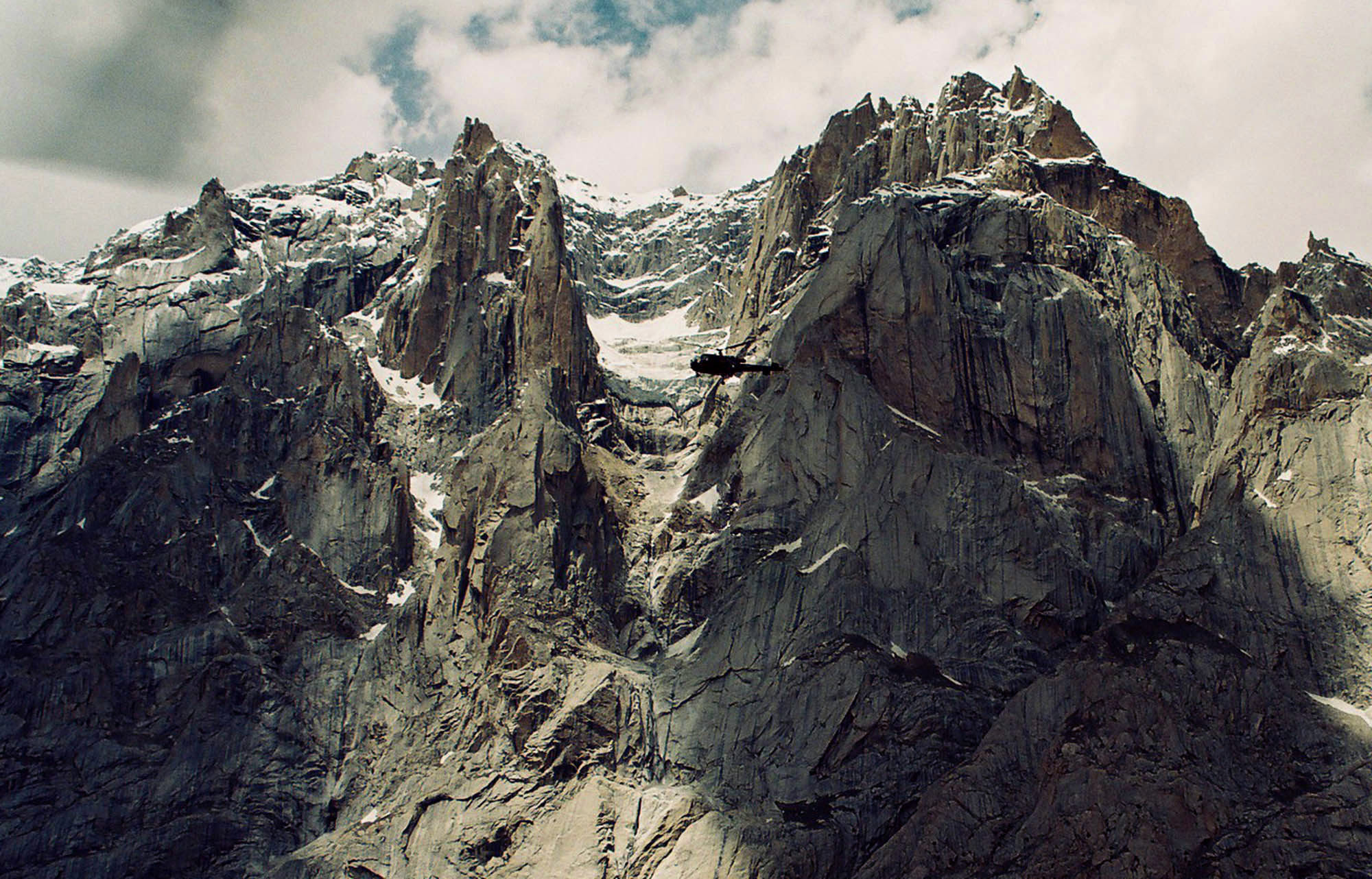 Siachen-glaciären är över 6 000 meter högt.