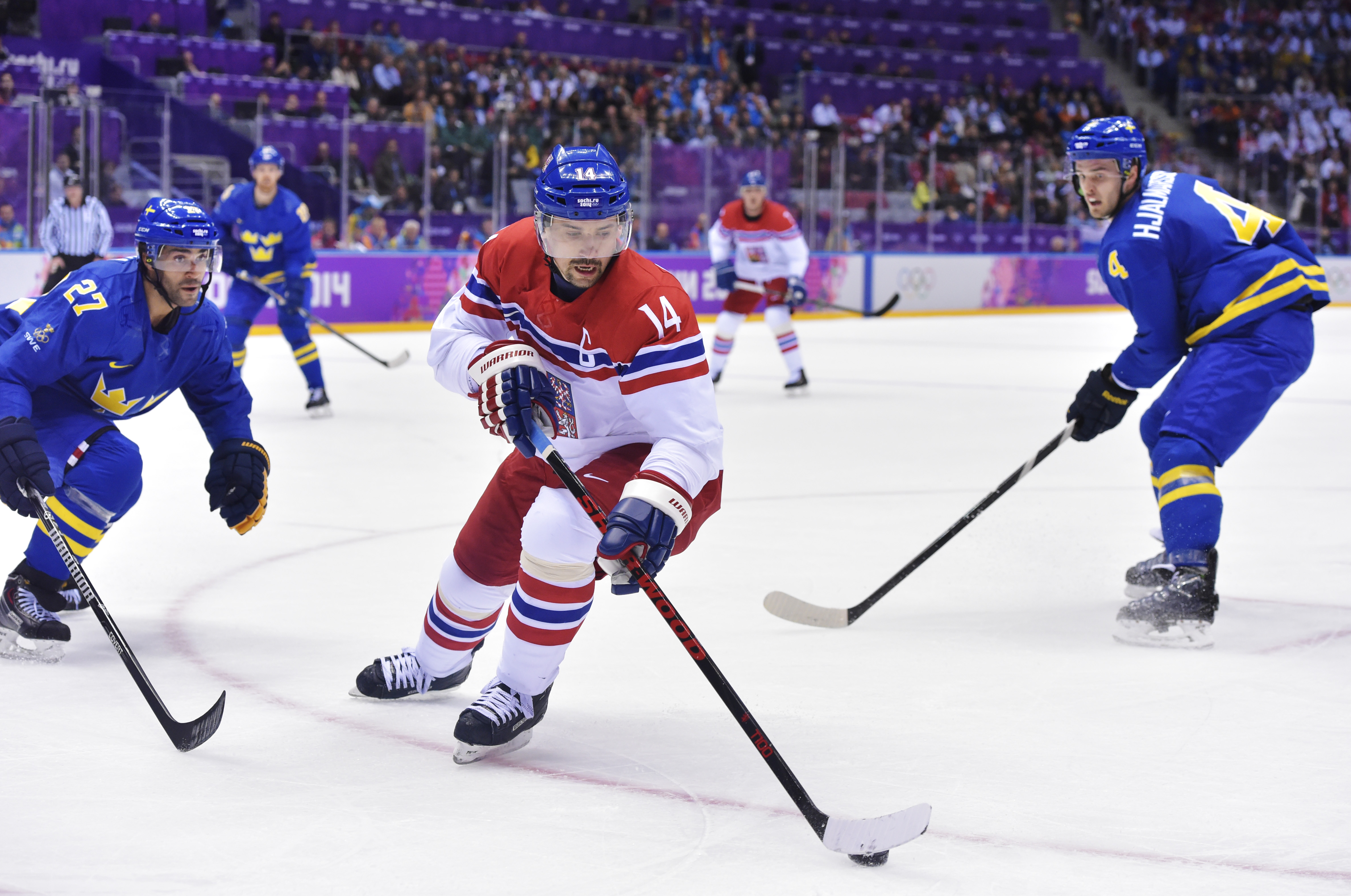 Tjeckiens Tomas Plekanec. Tjeckiens Tomas Plekanec.