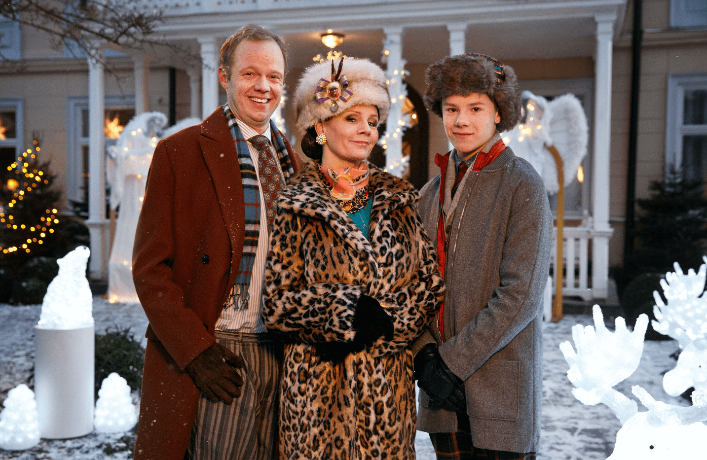 Olof Wretling, Lena Philipsson och Edvin Ryding. Olof Wretling, Lena Philipsson och Edvin Ryding.