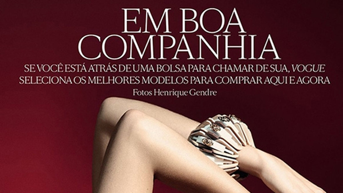 Svenska modellen Elsa Hosk i brasilianska Vogue.