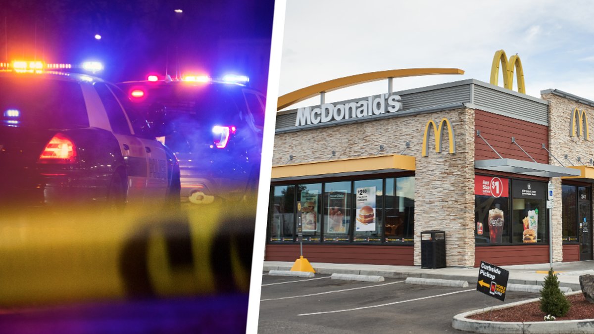 Bråk på McDonalds slutade med skottlossning