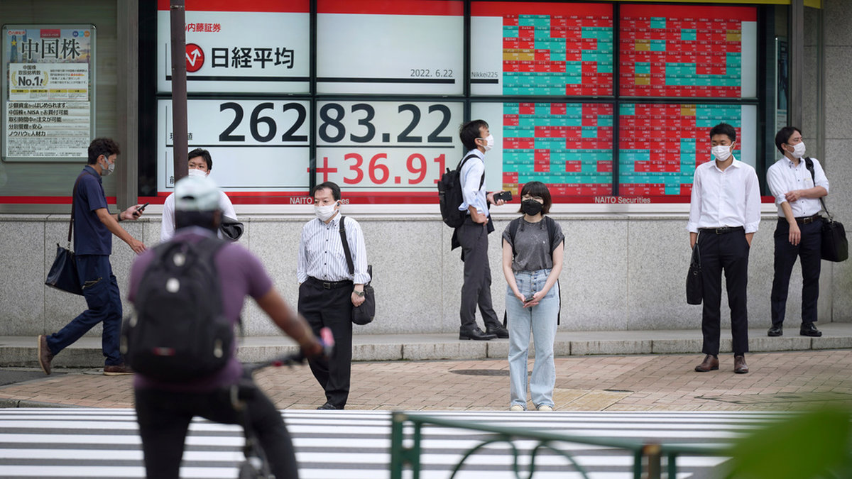 Tokyobörsen öppnar glatt. Arkivbild.