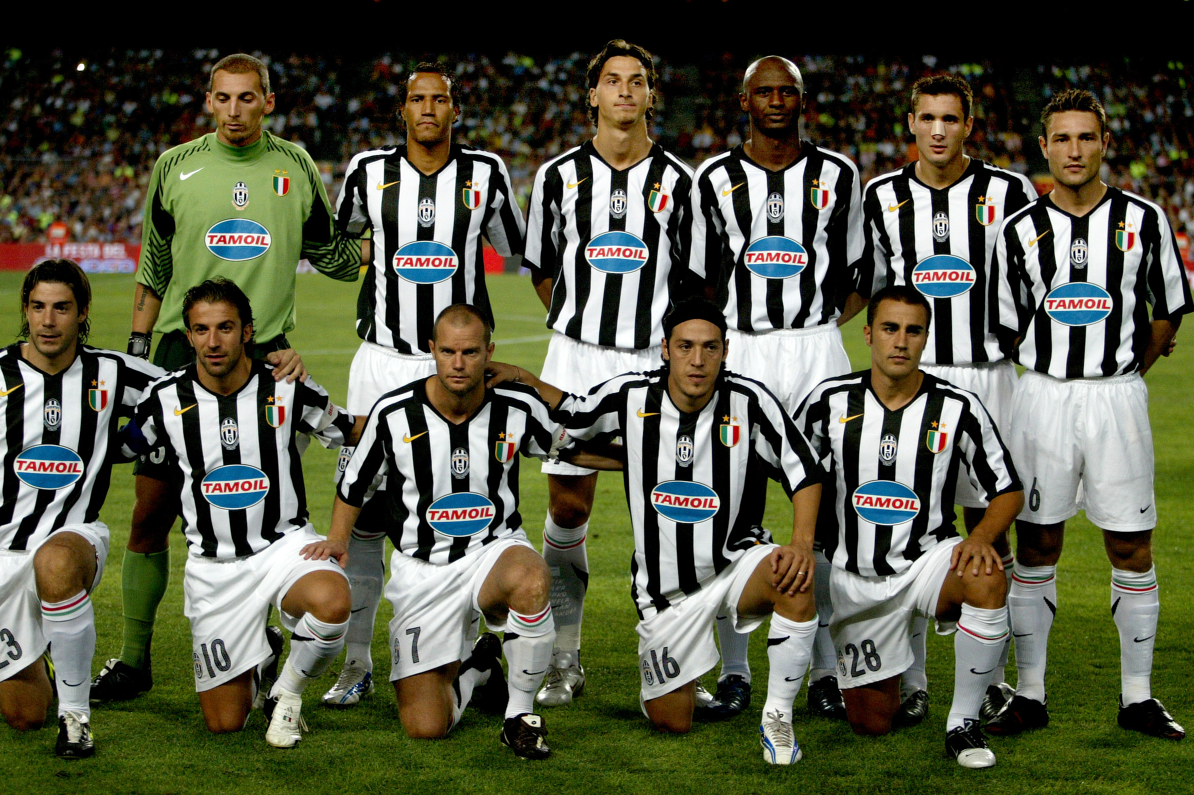 Han spelade i den här legendariska Juventus-elvan.