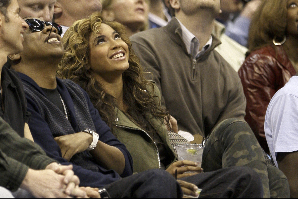 Beyoncé Knowles-Carter, Kändis, basket, Musik, Los Angeles, dallas, publik, Jay Z, NBA