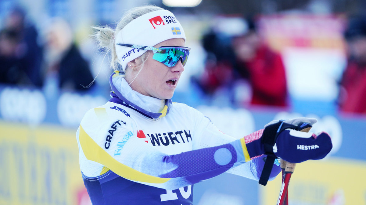 Maja Dahlqvist blev trea i sprinten i Lahtis. Arkivbild.