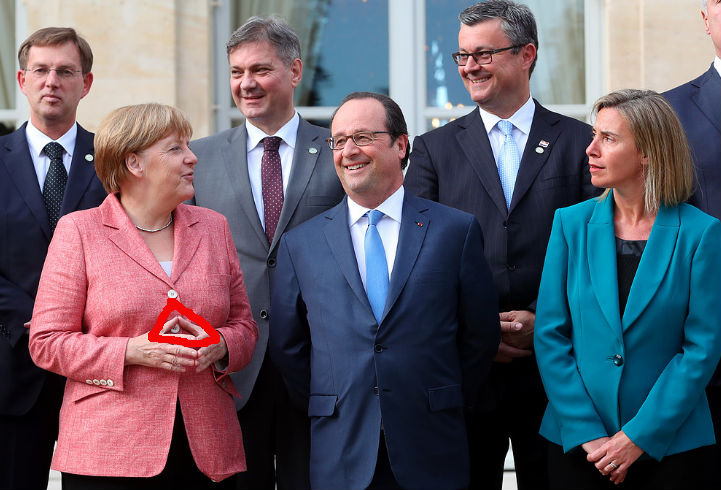 Nya mystiska teorin: Är Angela Merkel Illuminati?