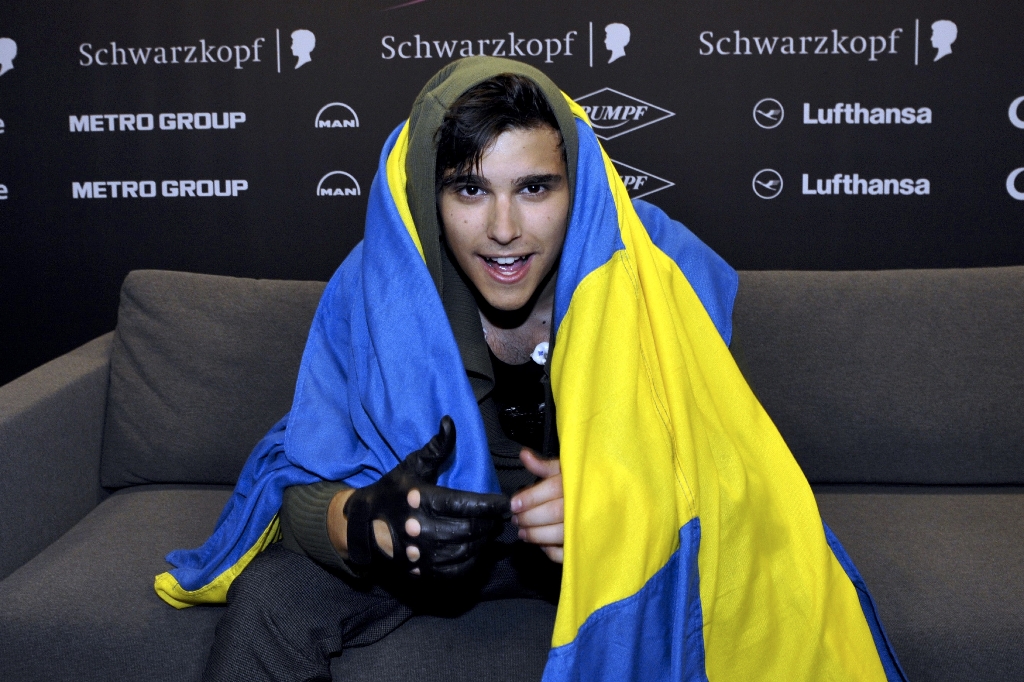 Eric Saade försvarade de svenska färgerna med bravur. Till slut hamnade han på tredje plats. 