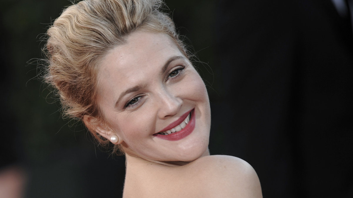 9. "Lycka är det snyggaste smink en kvinna kan använda", sa Drew Barrymore. Och vi håller med. Det verkar funka för Drew!