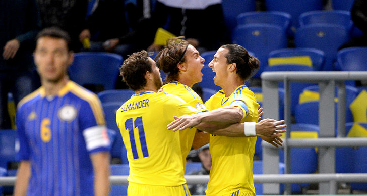 Kazakstan, Zlatan Ibrahimovic, Sverige, VM-kval, Bild
