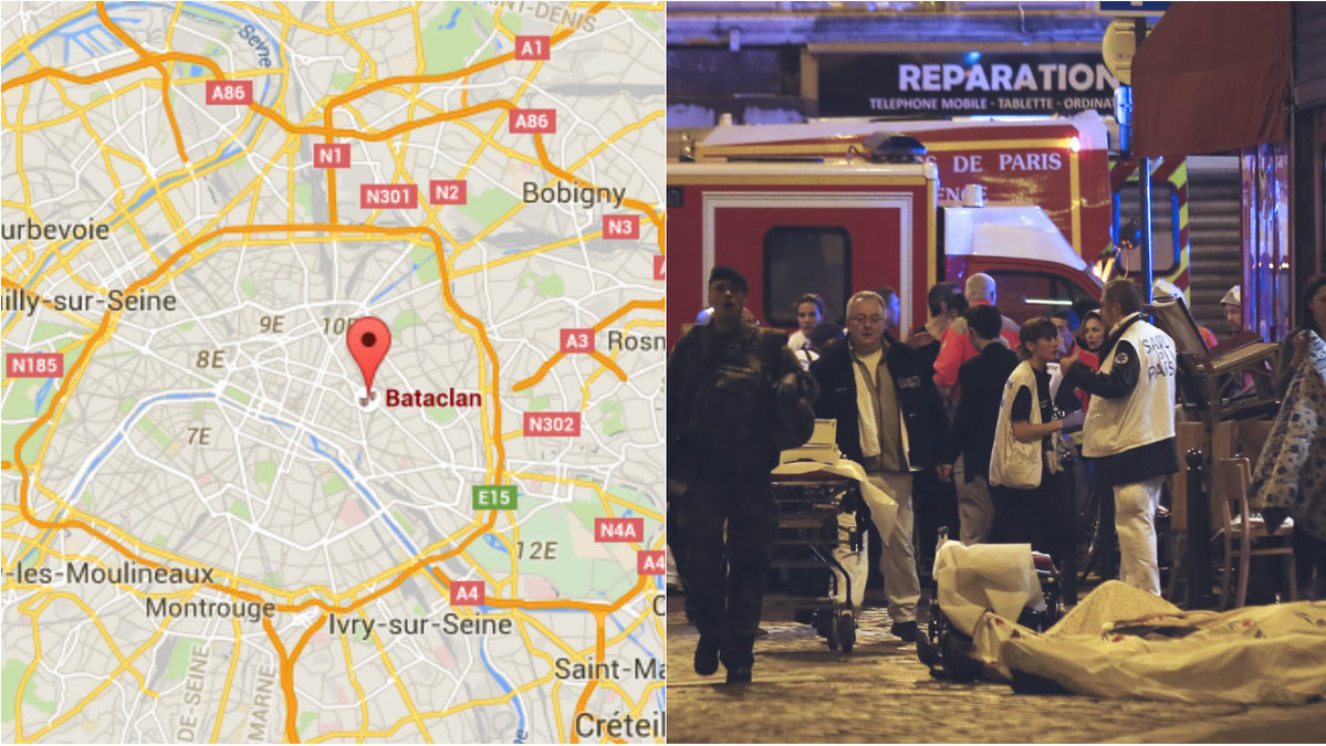 Flera attacker har ägt rum i Paris. 