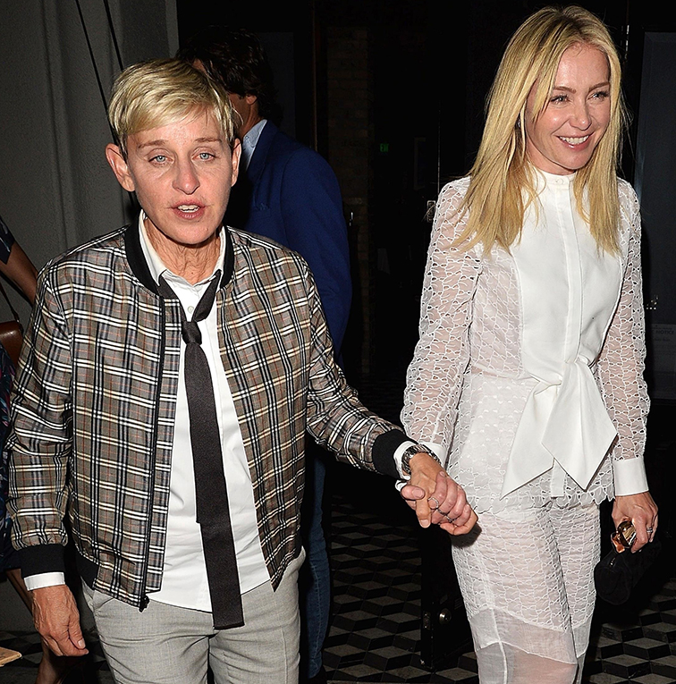 Ellen DeGeneres och Portia de Rossi Ellen DeGeneres och Portia de Rossi