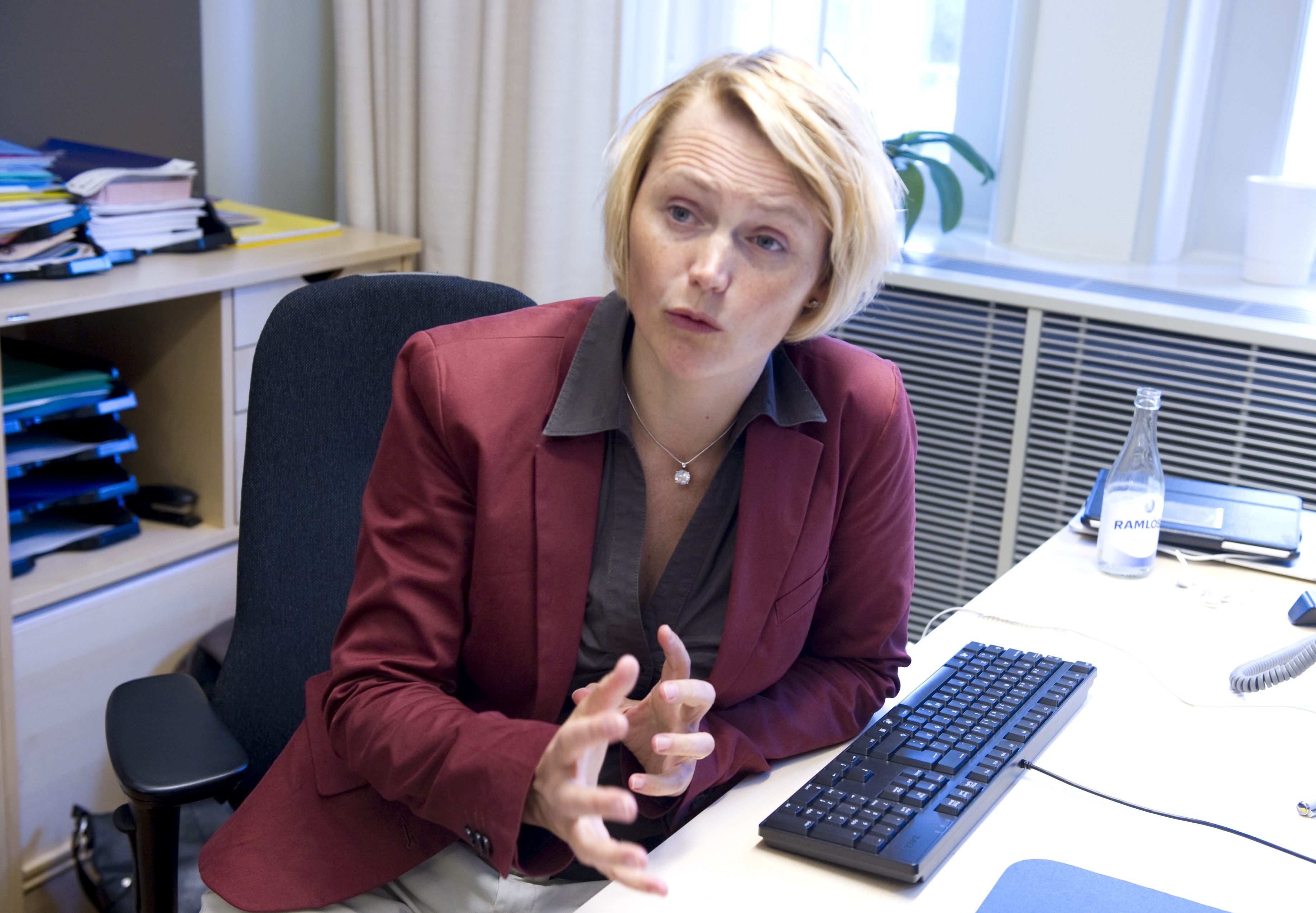 It-minister Anna-Karin Hatt, tillika andre vice ordförande i partiet, har varit ute och sågat delar av idéprogrammet.