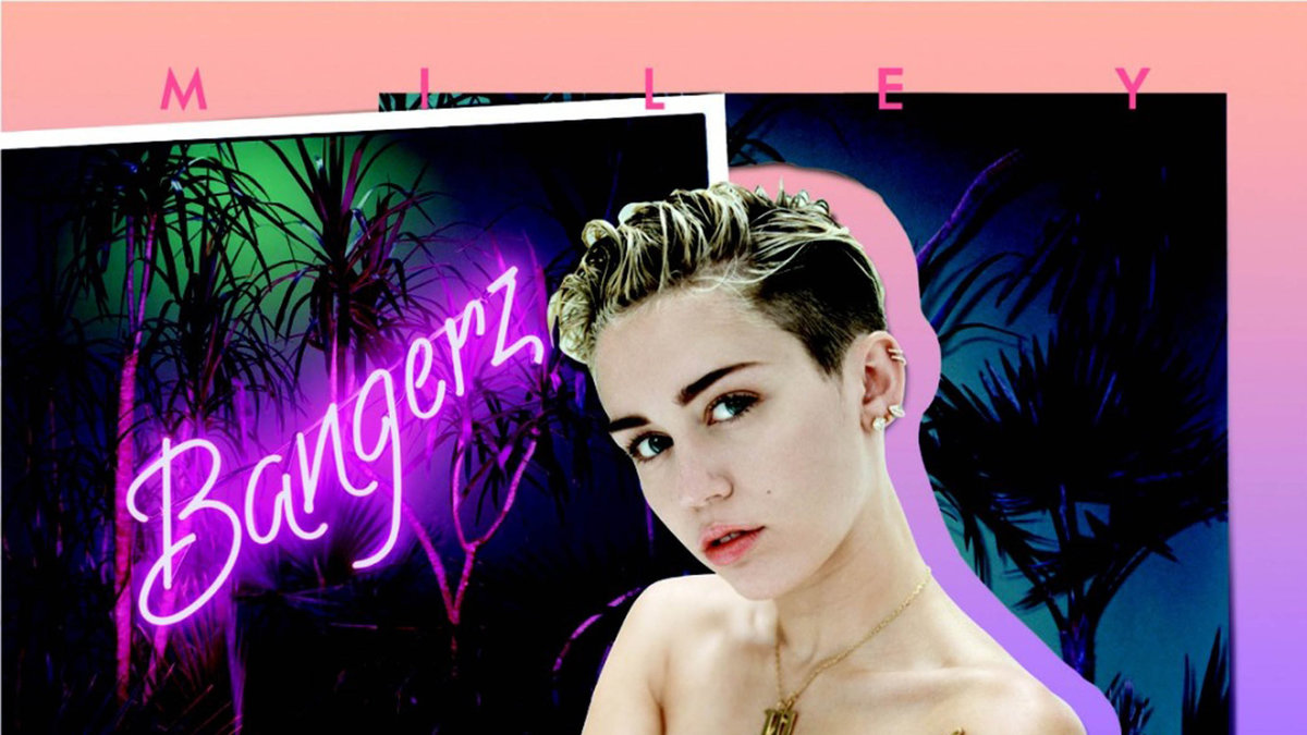 Miley är aktuell med albumet "Bangerz".