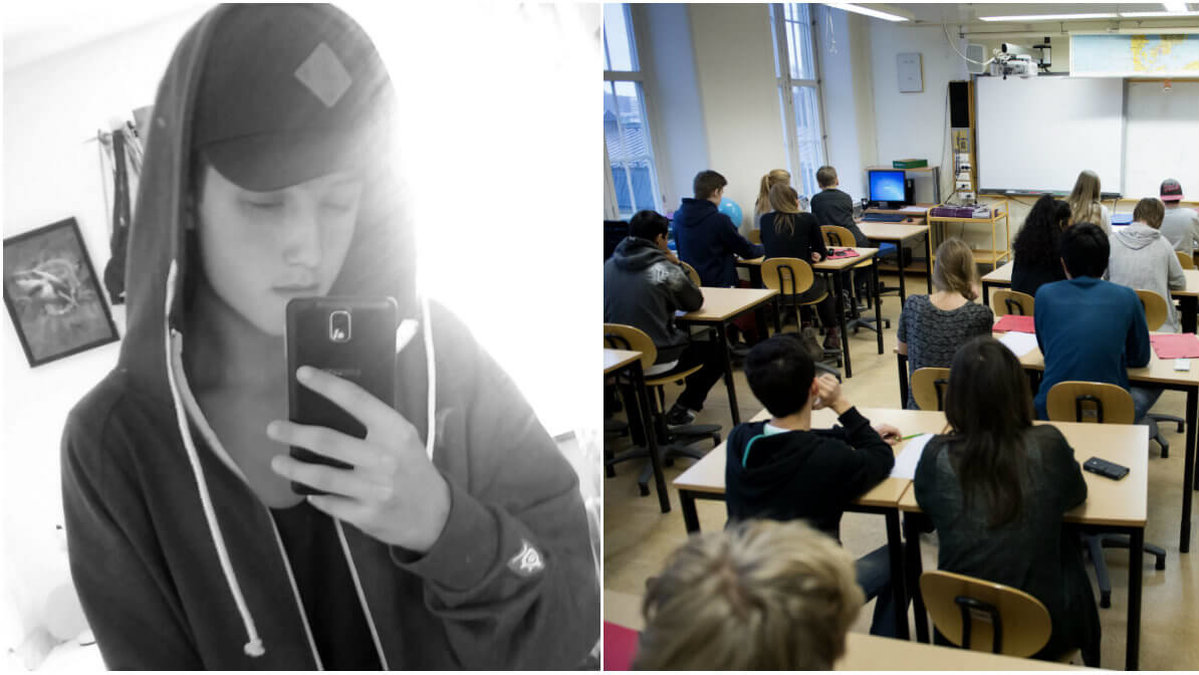 I måndags blev eleven Filip Lindgren hjälte på sin skola i Borås.