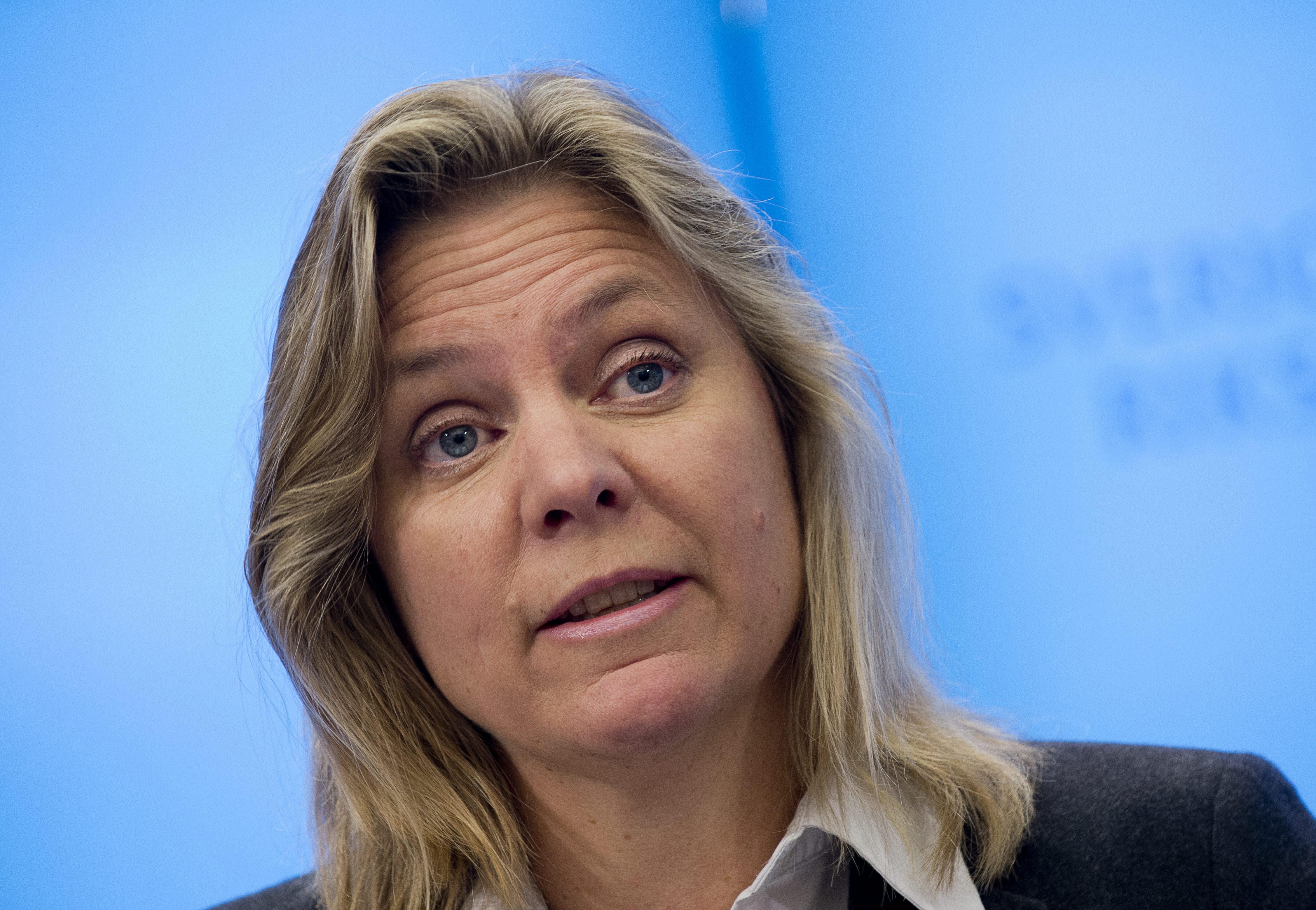 Socialdemokraternas Magdalena Andersson kallar budgeten "en utredningskatalog".