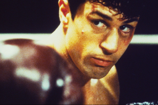 1981. Robert De Niro i rollen som Jake LaMotta i Raging Bull. 1981. Robert De Niro i rollen som Jake LaMotta i Raging Bull.