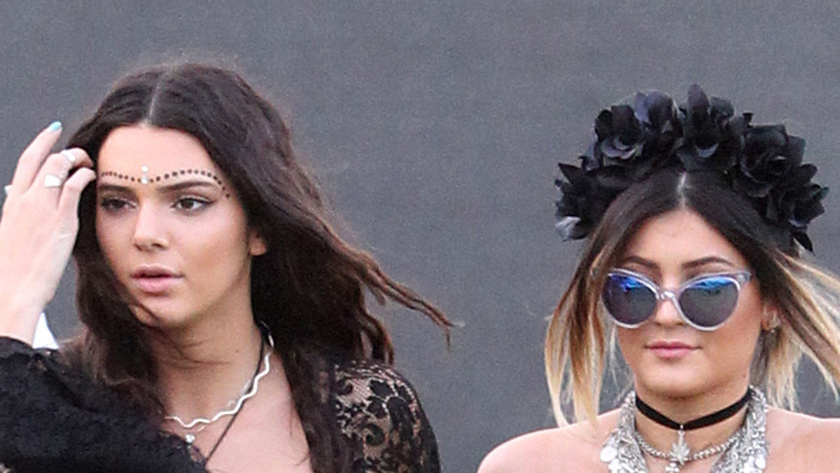 Kendall Jenner och systern Kylie Jenner syntes lite varstans. 