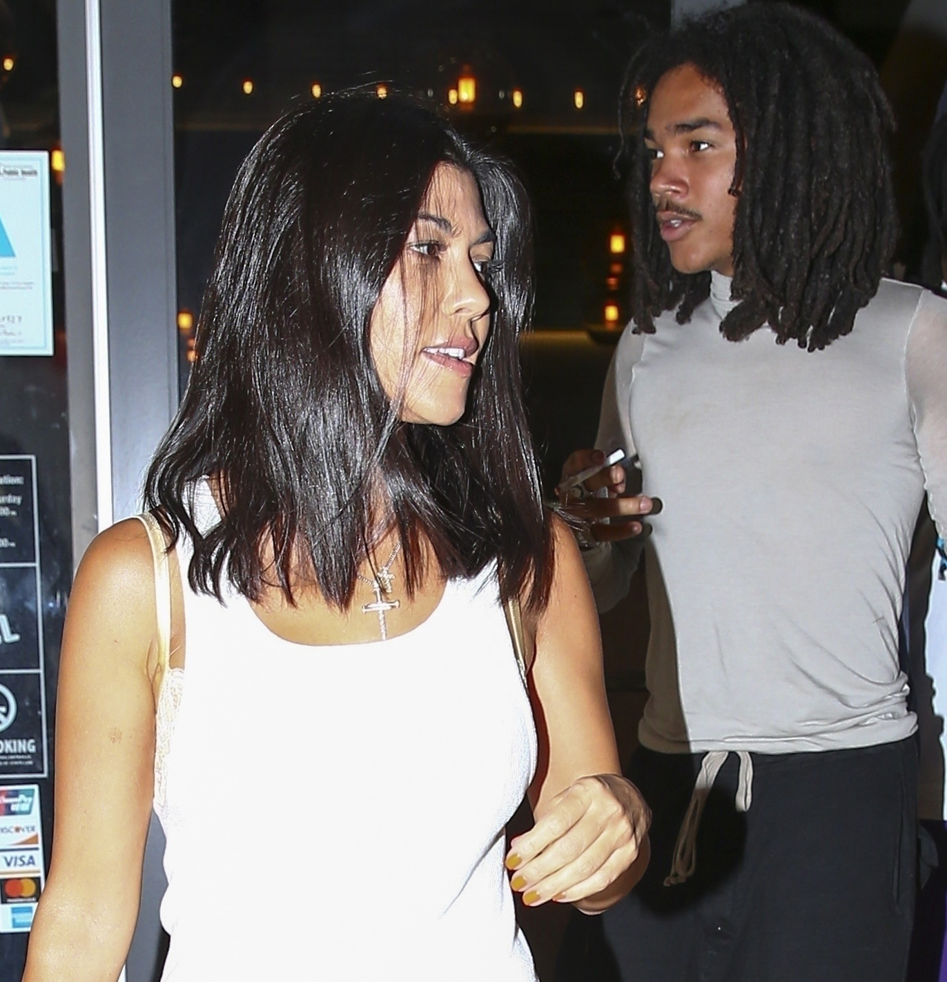 Luka Sabbat och Kourtney Kardashian Luka Sabbat och Kourtney Kardashian