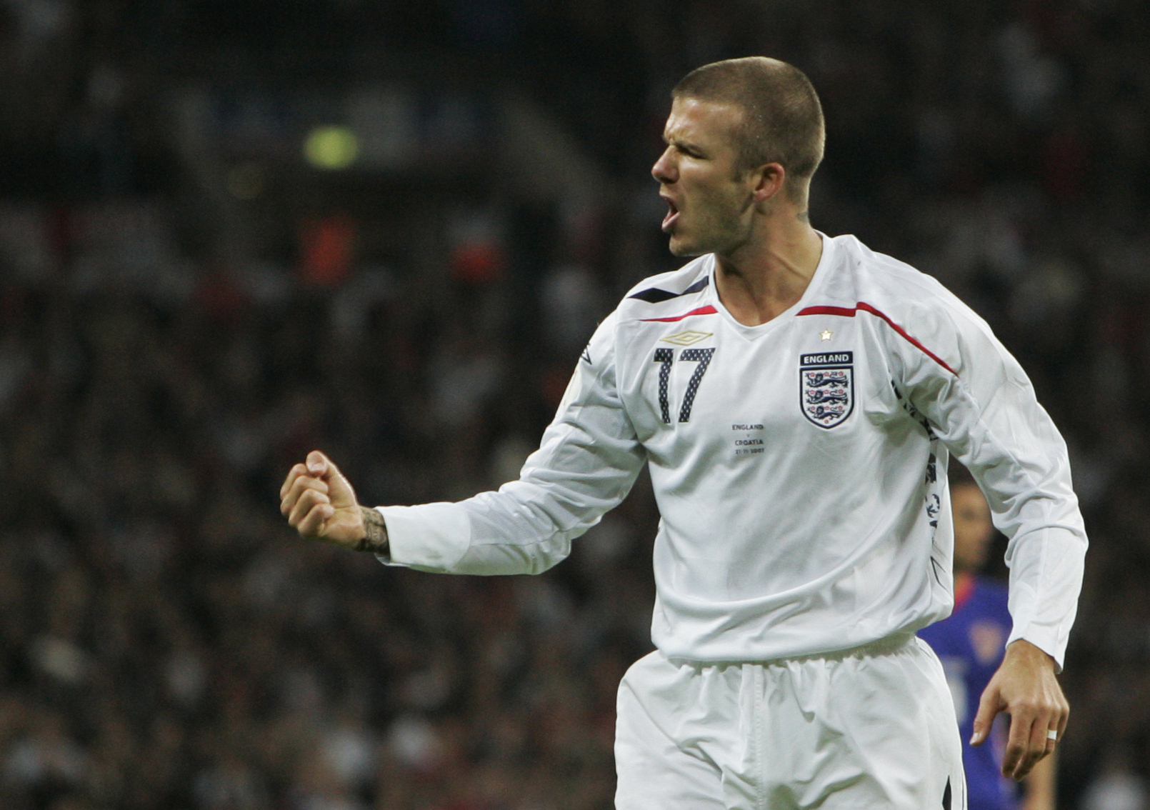 Beckham i EM-kvalel 2008. Beckham i EM-kvalel 2008.