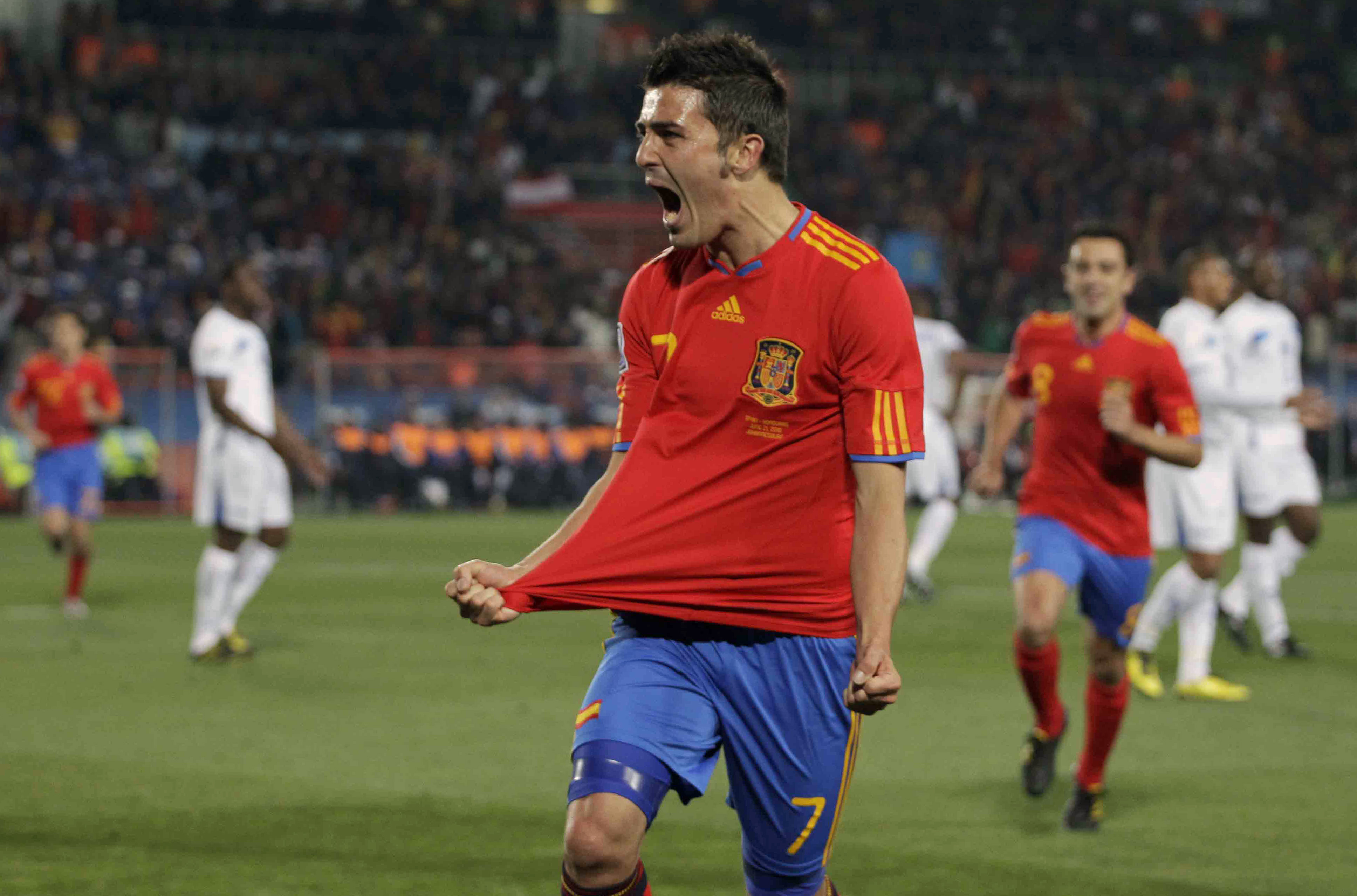 David Villa, VM i Sydafrika, Spanien