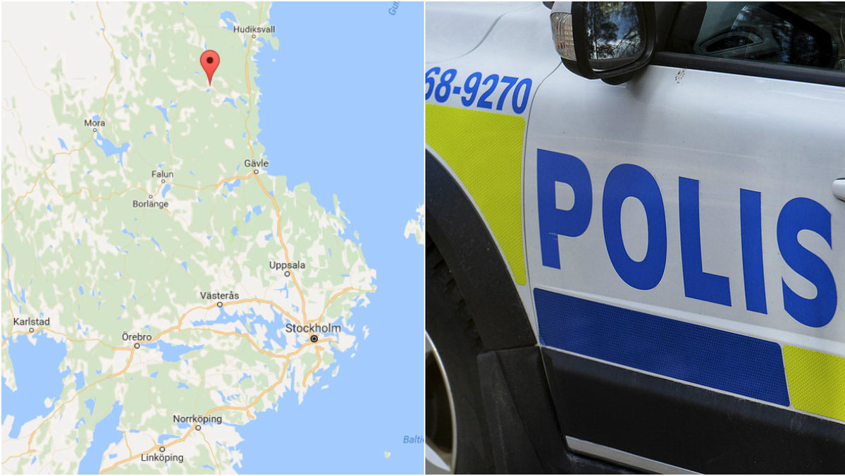 Flera barn blev vittnen när en man blev knivskuren i en lägenhet i Bollnäs. 