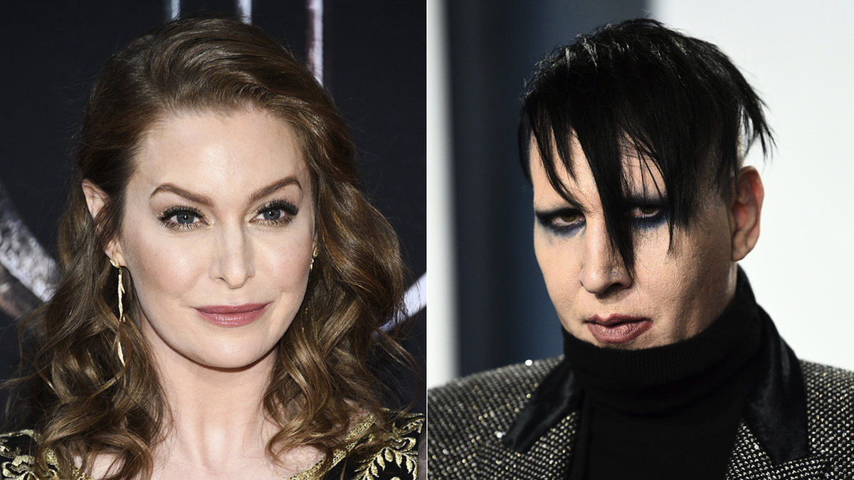 Skådespelaren Esmé Bianco har förlikats med Marilyn Manson, som hon anklagat för en rad våldsamma incidenter under deras förhållande.