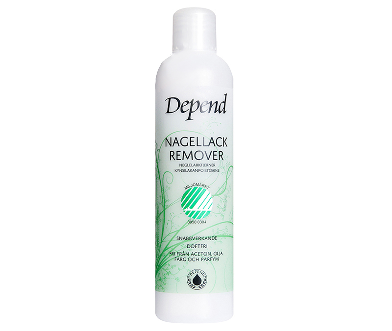 Depend miljövänlig nagellacksremover Depend miljövänlig nagellacksremover