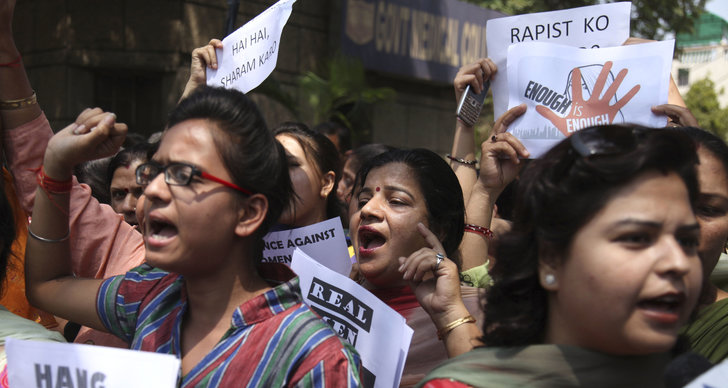 Våldtäkt , Straff, Ökar, Indien, Flicka