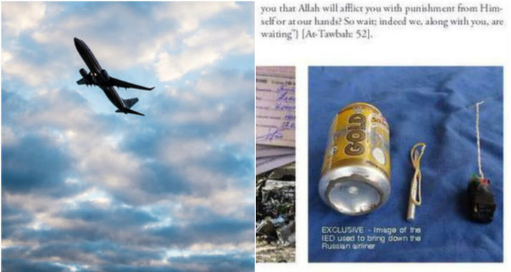 Egypten, Islamiska staten, Ryssland, Bomb, flygolycka