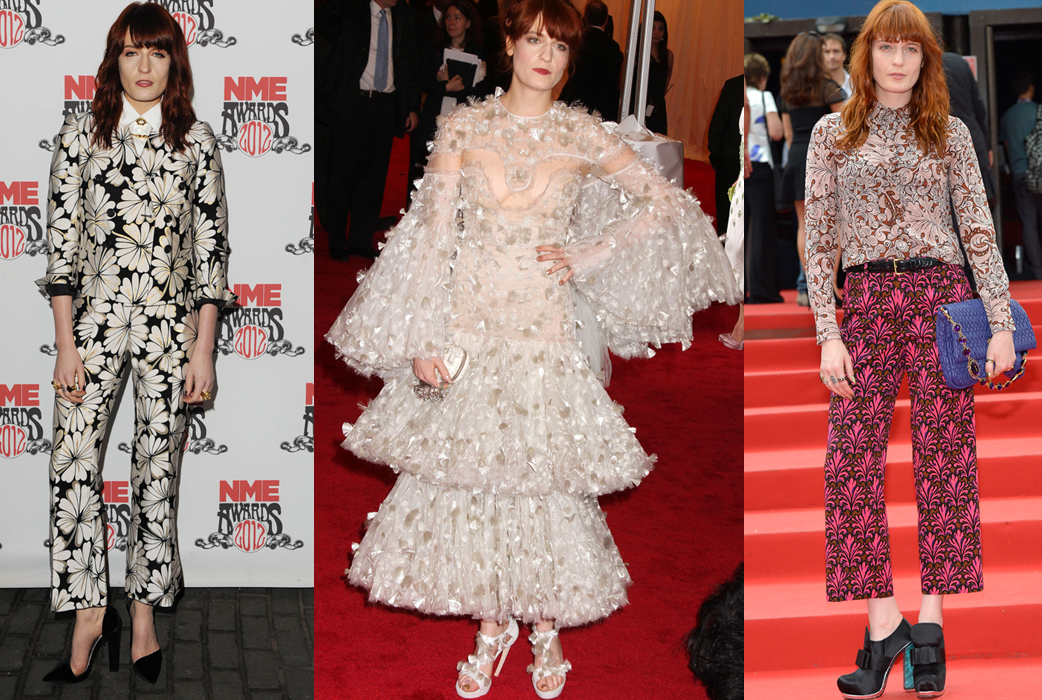 Florence Welch älskar att dyka upp på fester och förvirra människor så att de tror att hon är en lampskärm. Florence Welch älskar att dyka upp på fester och förvirra människor så att de tror att hon är en lampskärm.