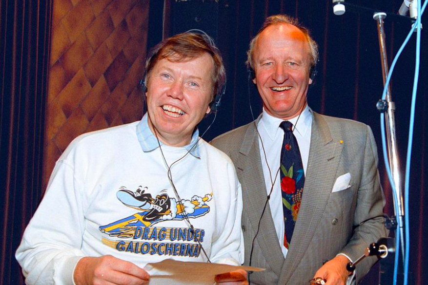 Bert Karlsson och Ian Wachtmeister. Bert Karlsson och Ian Wachtmeister.