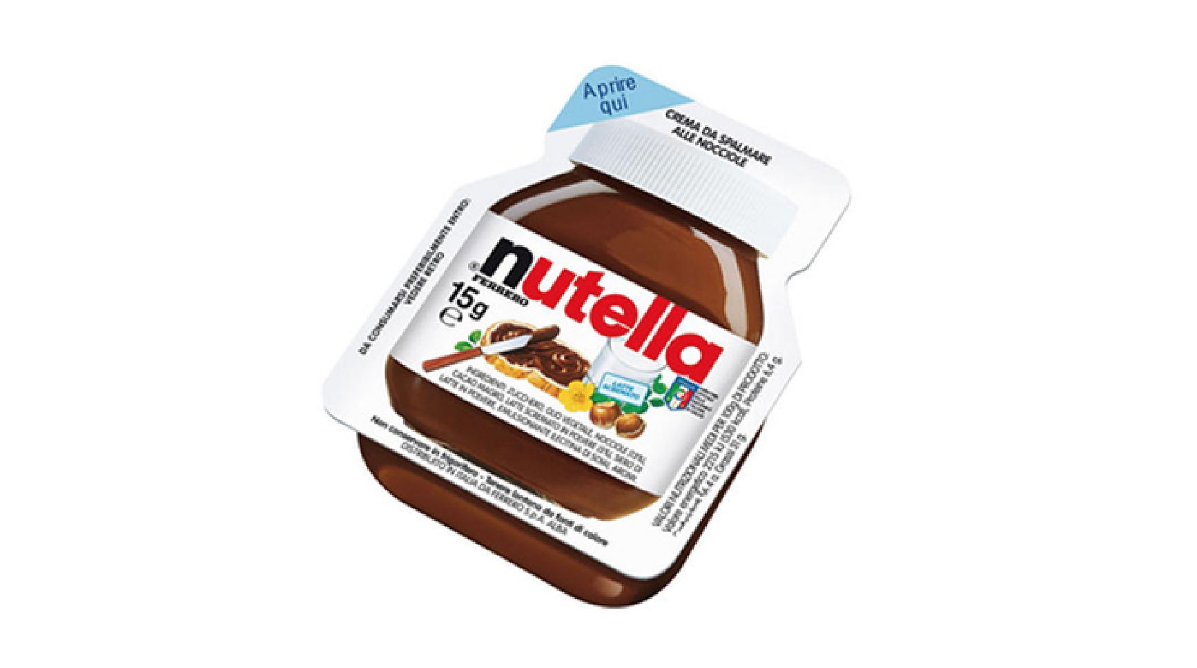 Nutella i små förpackningar Nutella i små förpackningar