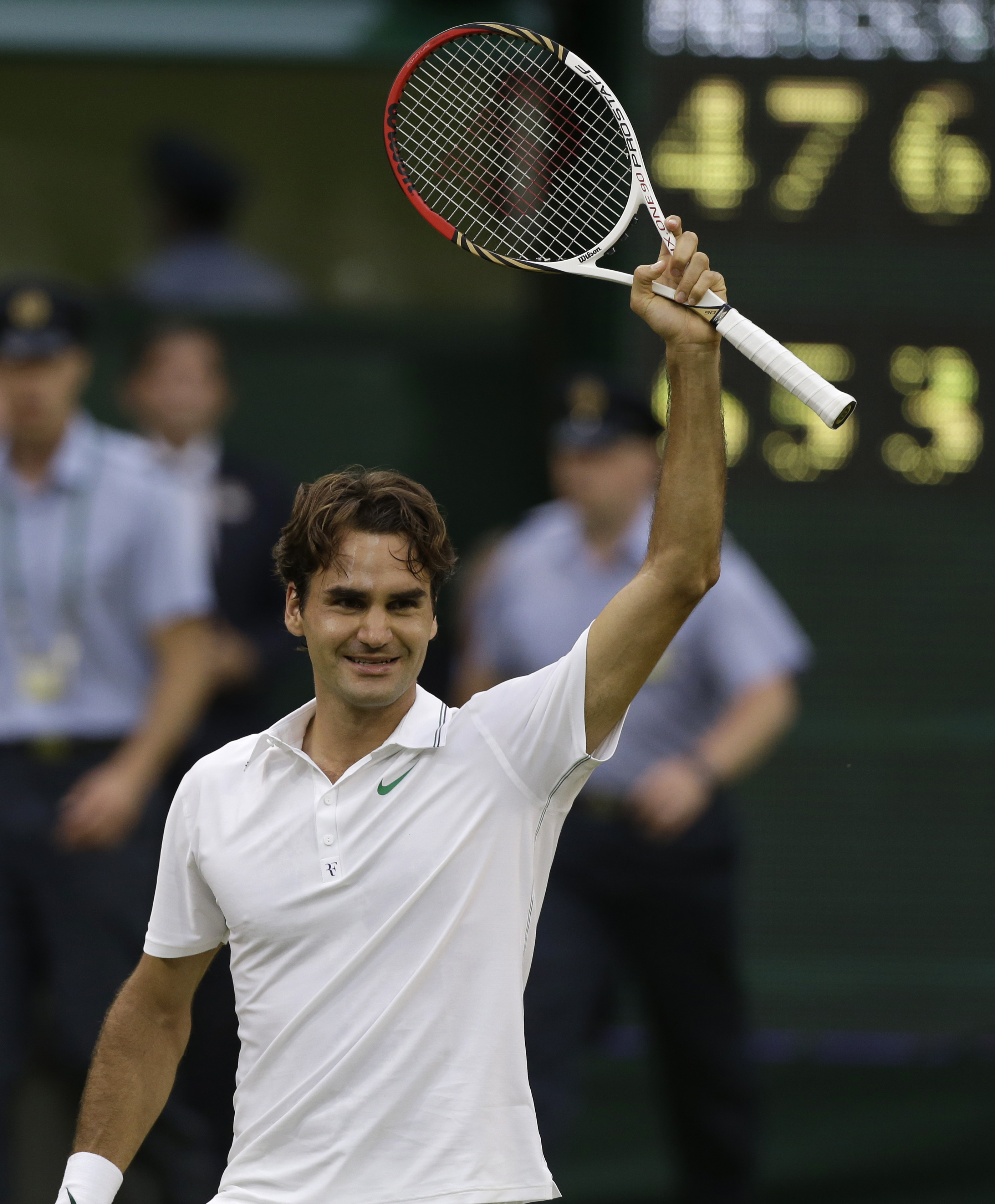 Roger Federer visade att gammal är äldst.