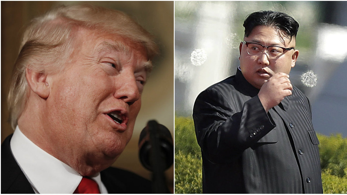 Trump säger att han skulle vilja träffa den nordkoreanske diktatorn Kim Jong Un. 