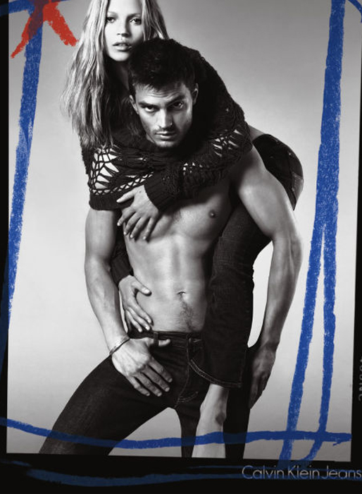 Jamie Dornan och Kate Moss för Calvin Klein Jeans år 2005. Jamie Dornan och Kate Moss för Calvin Klein Jeans år 2005.