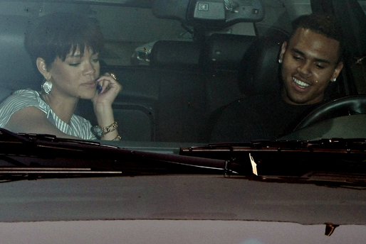Rihanna och Chris Brown under lyckligare tider – långt innan den oerhört brutala misshandeln.