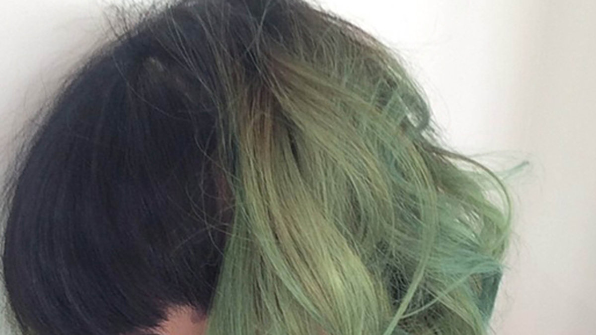 Katy Perry har färgat håret grönt. Hit eller miss? 