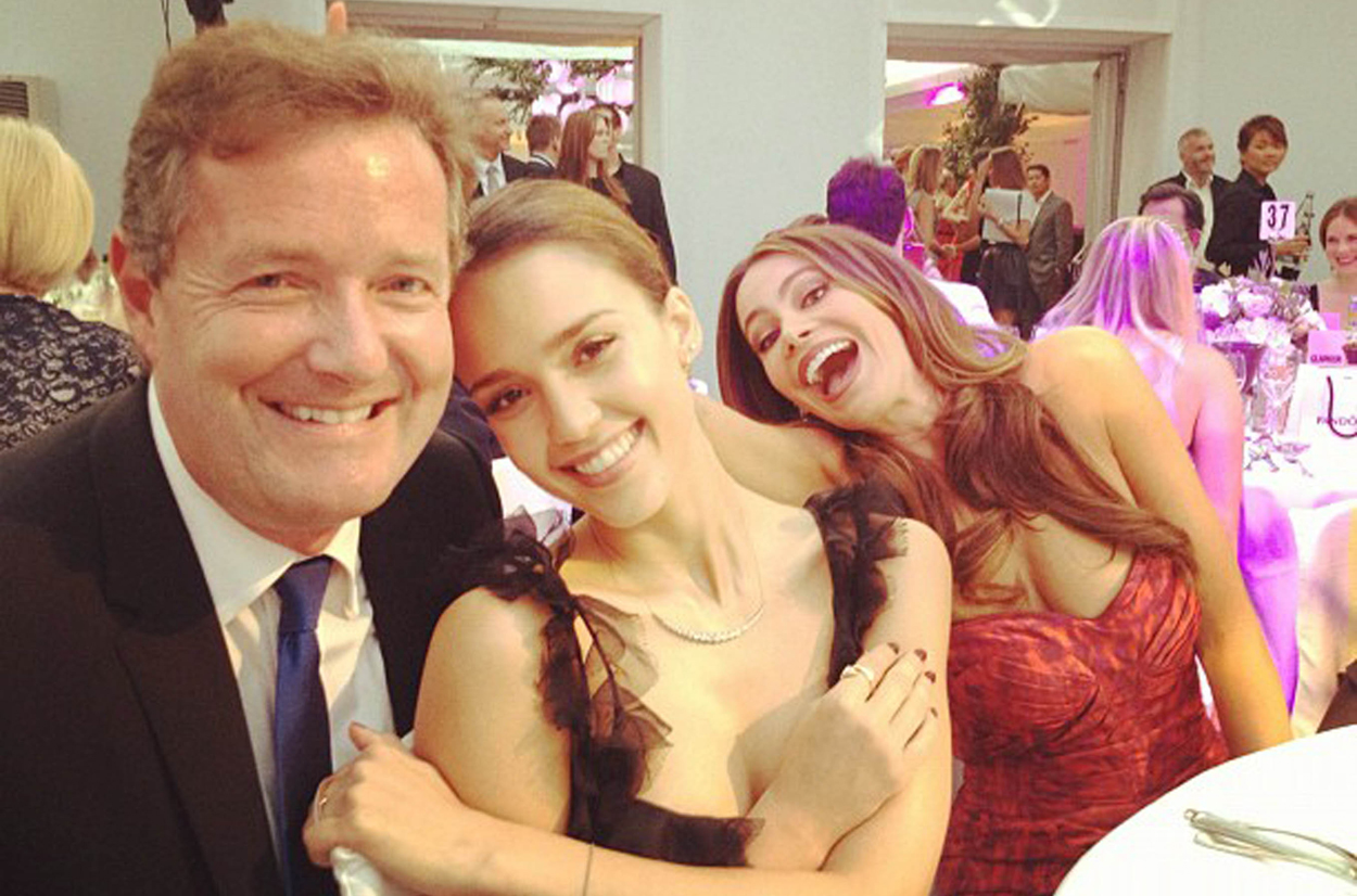  Sofia Vergara, Jessica Alba och Piers Morgan gjorde sällskap till någon glassig gala. 