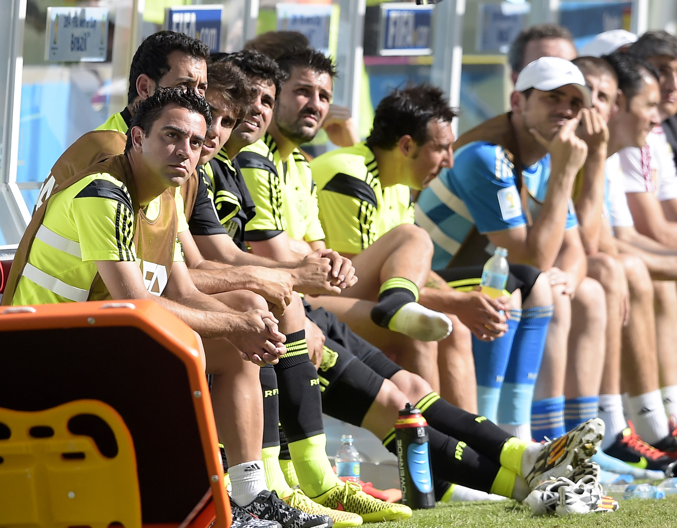 Xavi, 34 – han var navet i Spanien som vann EM 2008, VM 2010 och EM 2012. Han fick Spanien att bli ett vinnande landslag. Xavi, 34 – han var navet i Spanien som vann EM 2008, VM 2010 och EM 2012. Han fick Spanien att bli ett vinnande landslag.