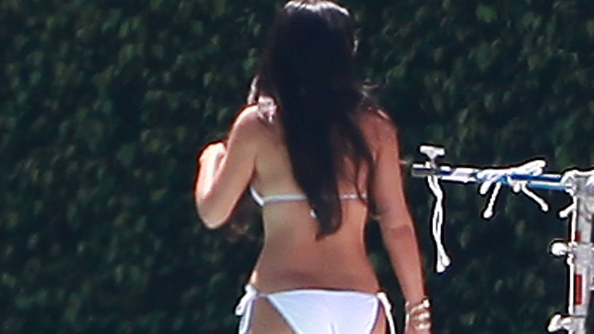 Kim Kardashian i bikini. 