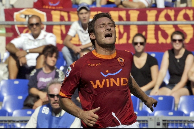 Francesco Totti, lagkapten för AS Roma.
