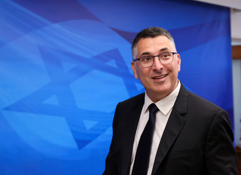 Israels utrikesminister Gideon Sa'ar. Arkivbild. Pool via AP/TT