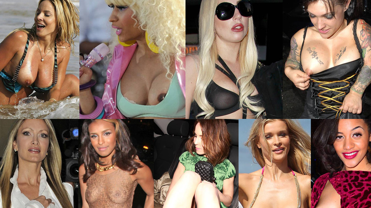 Longoria har sällskap av både Nicki Minaj och Lady Gaga. OBS: Varning för ocensurerade bilder i bildspelet!