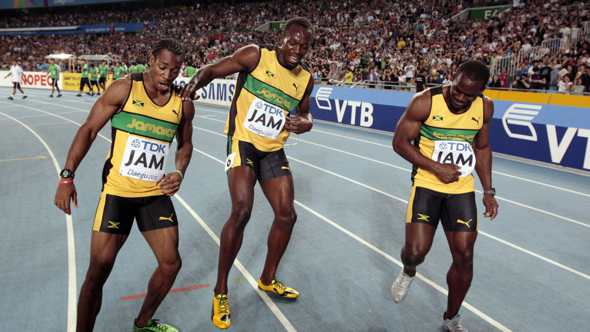 Usain Bolt gjorde det i Peking-OS 2008.
