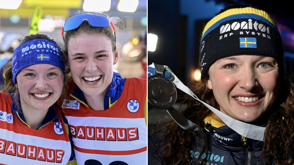 Linn Persson och Hanna Öberg fixade dubbelt svenskt i toppen i damernas 15 kilometer på VM.