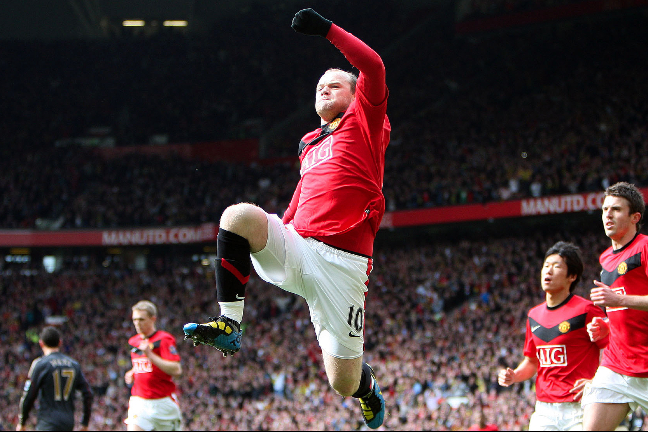 Wayne Rooney inledde vändningen efter tolv minuter.