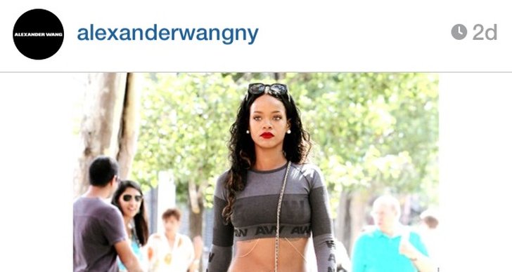 Rihanna, Alexander Wang, instagram